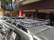 Universaleisen Stahl-SUV-Seitenleiter für runden Rohr-Dach-Korb